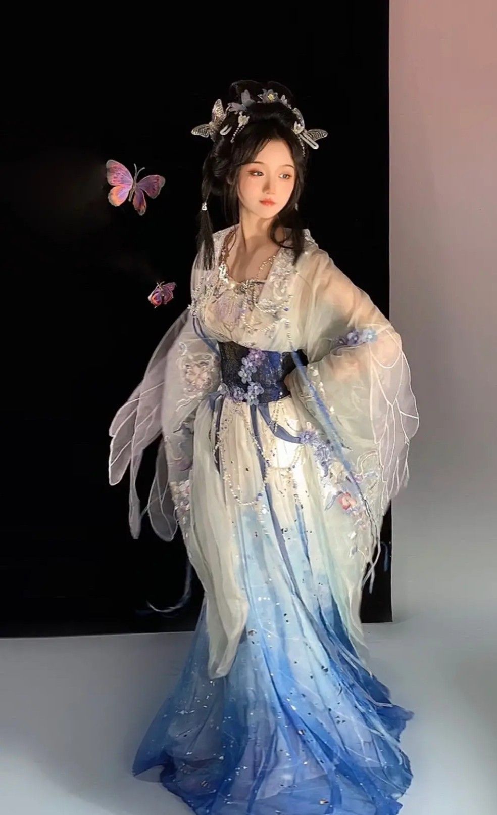 Summer Hair Accessories for Little Girls in Traditional Hanfu Fashion Summer Hair Accessories for Little Girls in Traditional Hanfu Fashion