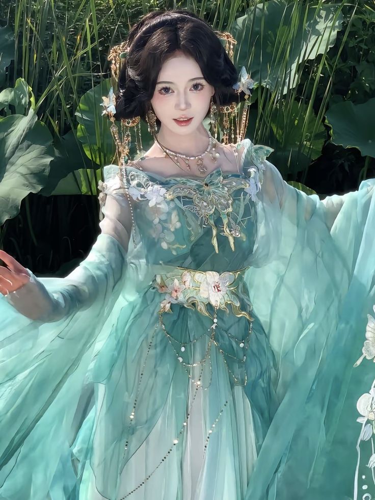 The Splendid Splendor of Traditional Chinese Hanfu:The Breaking Cloud Fan The Splendid Splendor of Traditional Chinese Hanfu:The Breaking Cloud Fan