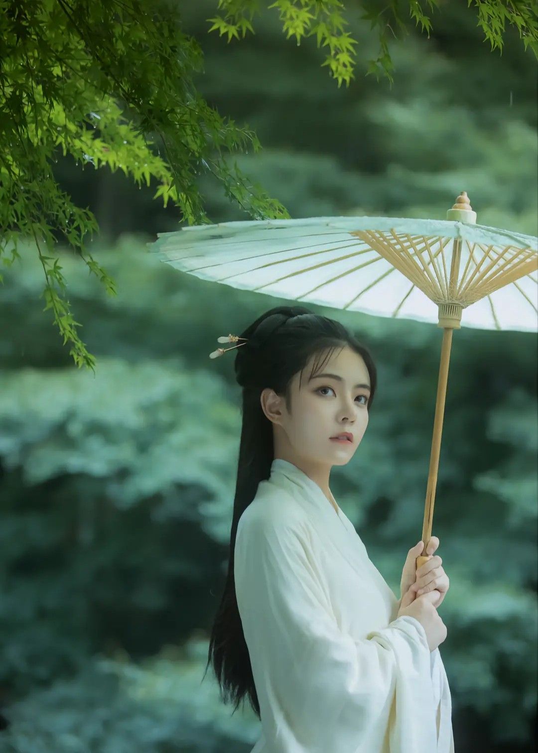 The Little Girl in a Cheongsam and Ice Silk Dress The Little Girl in a Cheongsam and Ice Silk Dress