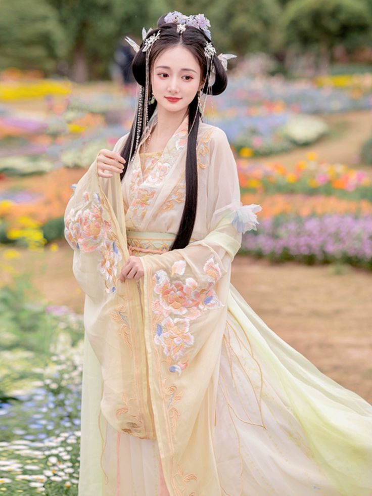 Ethereal Beauty in Traditional Chinese Fashion:The Chest-Length Robe with Skirt Ethereal Beauty in Traditional Chinese Fashion:The Chest-Length Robe with Skirt