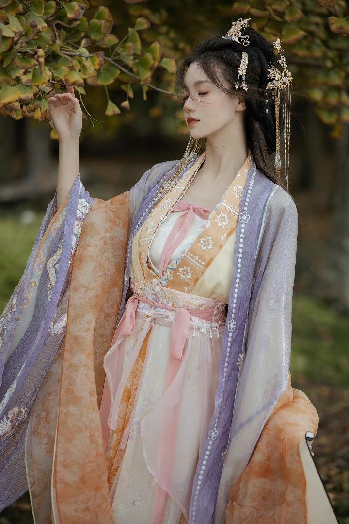 The Splendor of Traditional Hanfu:The Cross-Collared,Big-Sleeve Robe The Splendor of Traditional Hanfu:The Cross-Collared,Big-Sleeve Robe