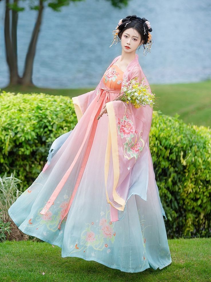Moon Festival Celebration with Children in Traditional Hanfu Costumes Moon Festival Celebration with Children in Traditional Hanfu Costumes