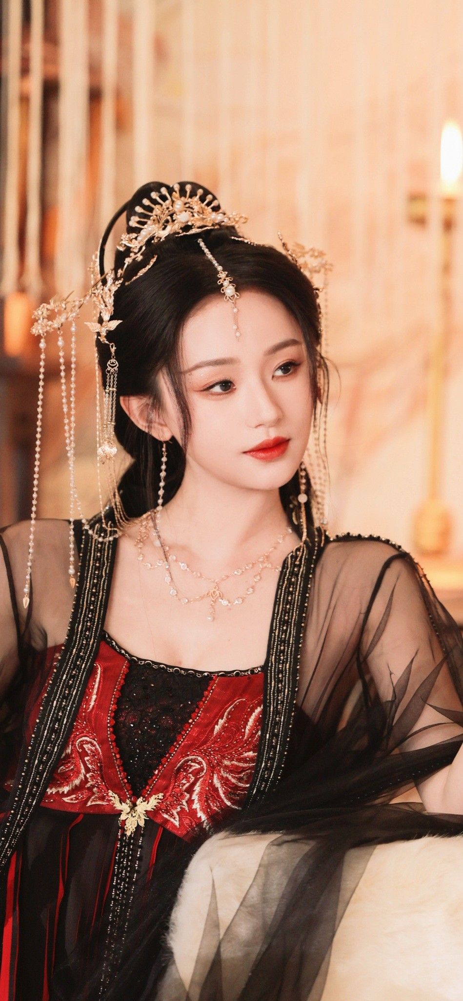 New Chinese Style:Winter Womens Maminian Skirt Set with Traditional Elements