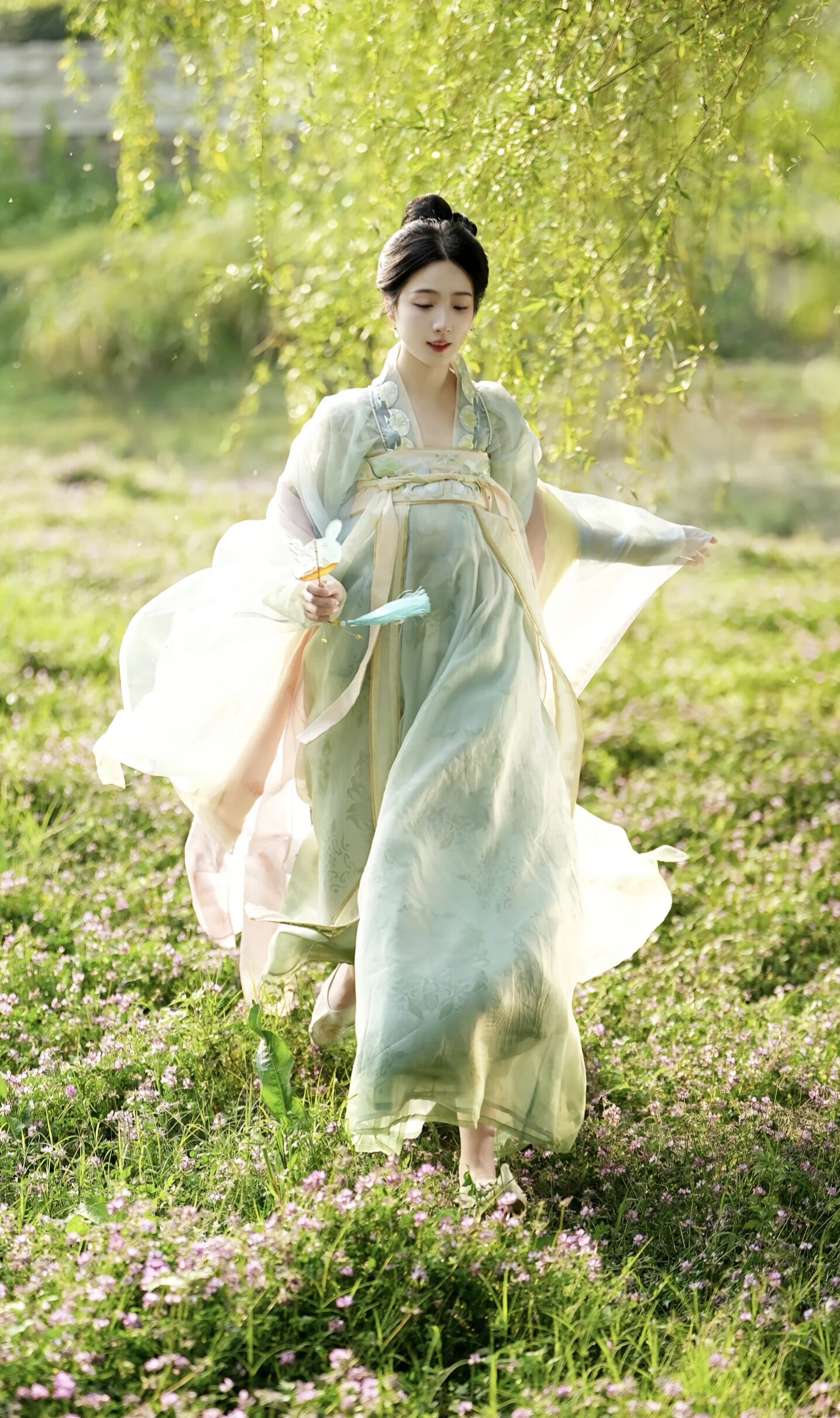 Traditional Tang-Style Chinese Summer Dress for Adult Women Traditional Tang-Style Chinese Summer Dress for Adult Women