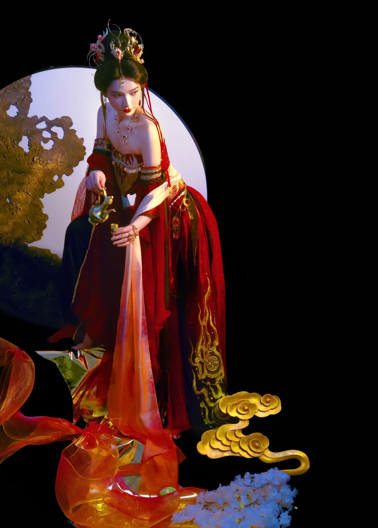 The Dark Empress of Hanfu:Unveiling the Powerful Allure of a汉服女神 The Dark Empress of Hanfu:Unveiling the Powerful Allure of a汉服女神