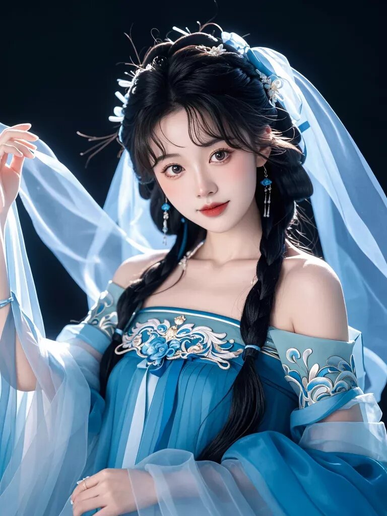 White Elegance:The Enchanting World of Hanfu Fashion in the Style of Bai Qian White Elegance:The Enchanting World of Hanfu Fashion in the Style of Bai Qian