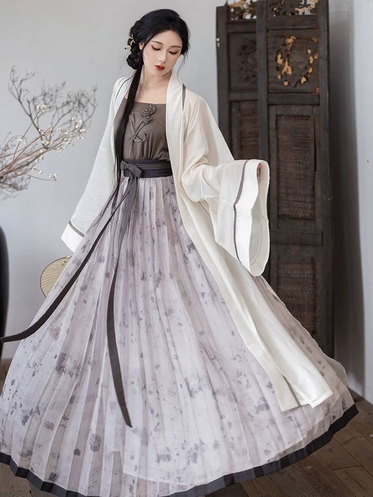 The Elegance of a Bride in a Plunging Neckline Corset and a Long Cheongsam