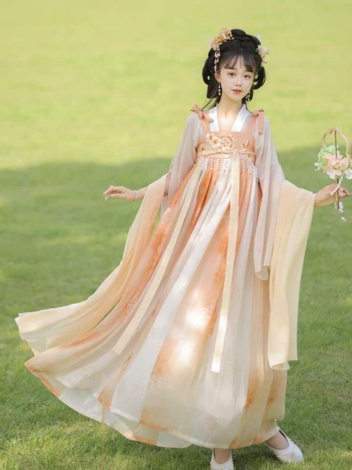 Summer Girls Traditional Chinese Hanfu Half-Skirt Set:A Blend of Elegance and Comfort Summer Girls Traditional Chinese Hanfu Half-Skirt Set:A Blend of Elegance and Comfort