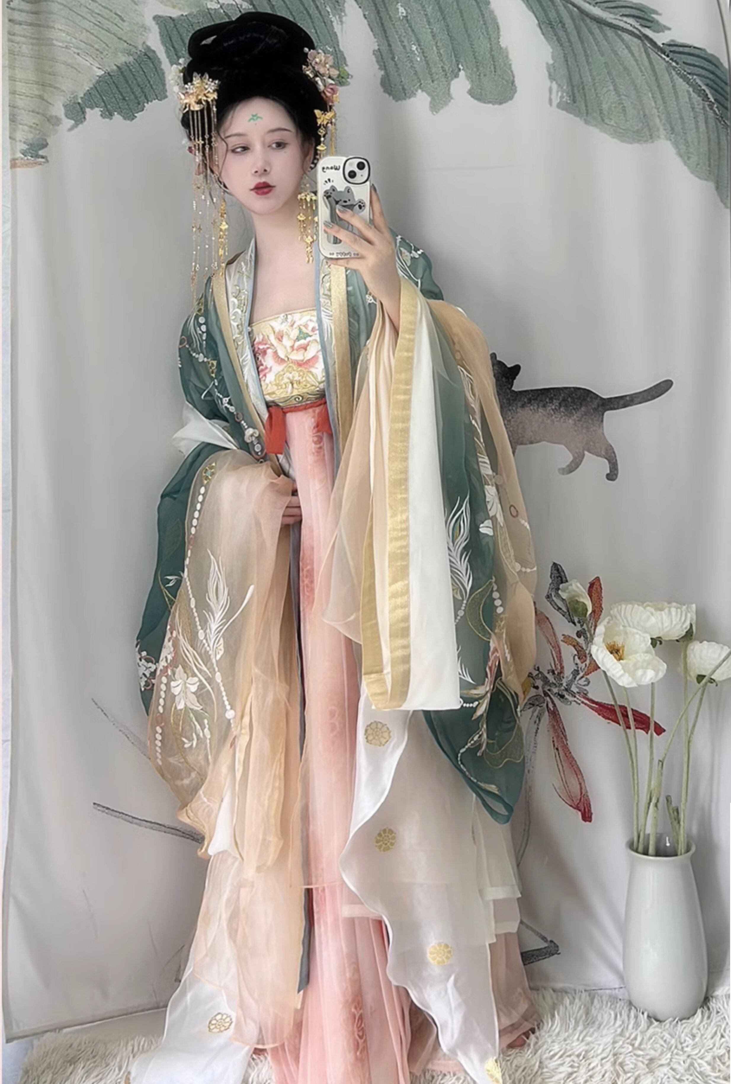 Autumn-Winter Celebration:Adult Womens Tang Costumes for New Years Greetings Autumn-Winter Celebration:Adult Womens Tang Costumes for New Years Greetings