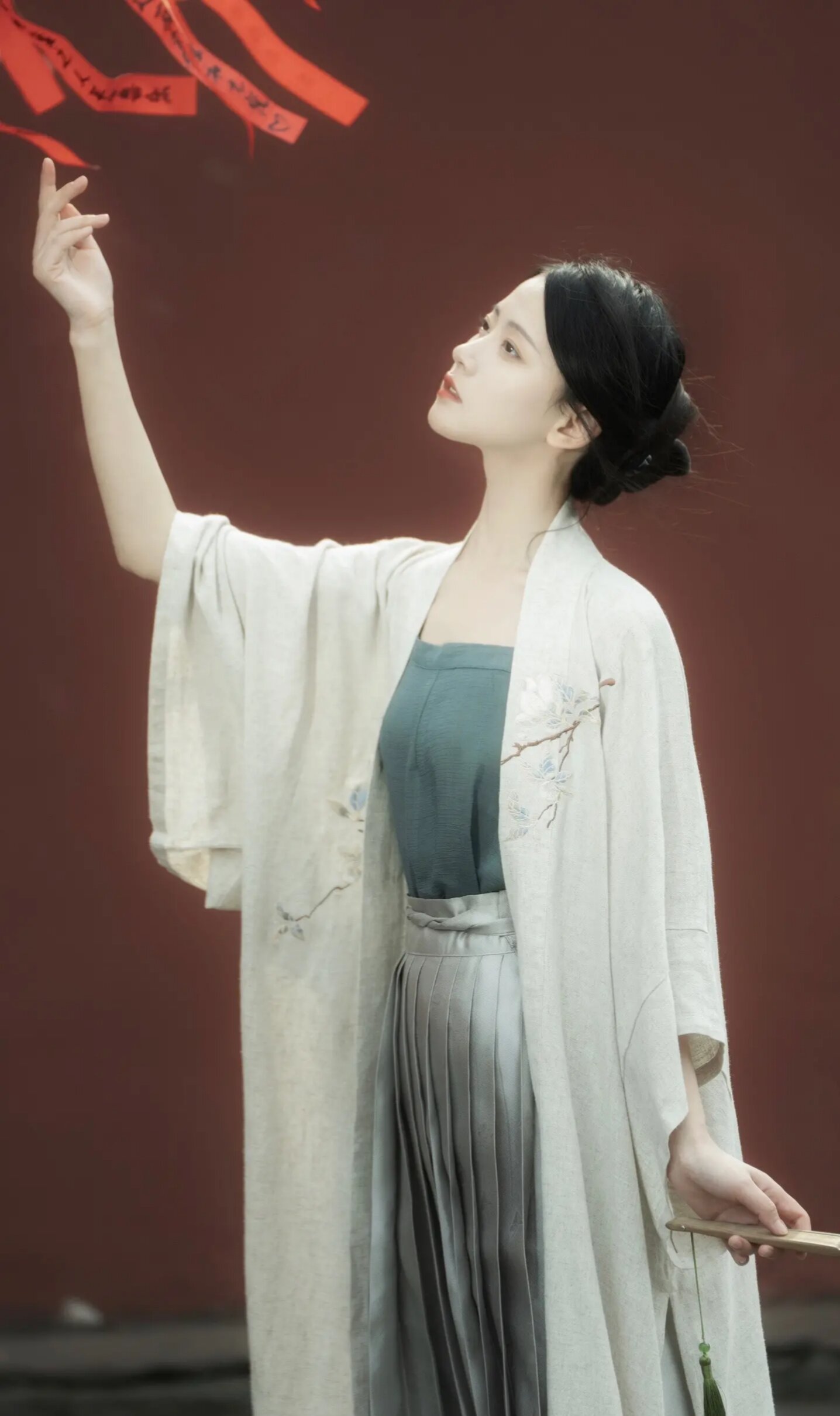 The Enigma of Black Cheongsam Blouse The Enigma of Black Cheongsam Blouse
