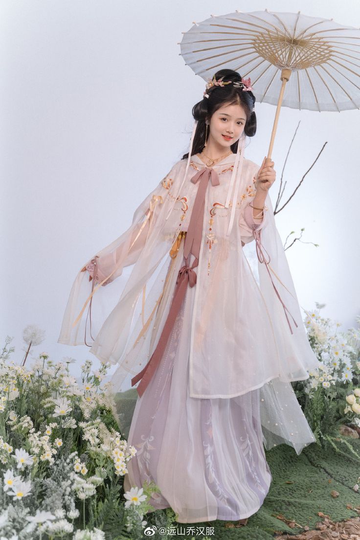 Chinese-Style Girls Super Fairy-like Hanfu Fashion for Autumn Winter Chinese-Style Girls Super Fairy-like Hanfu Fashion for Autumn Winter