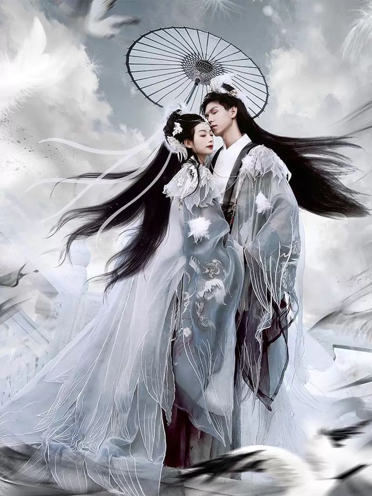 汉服假发一体式古装头饰