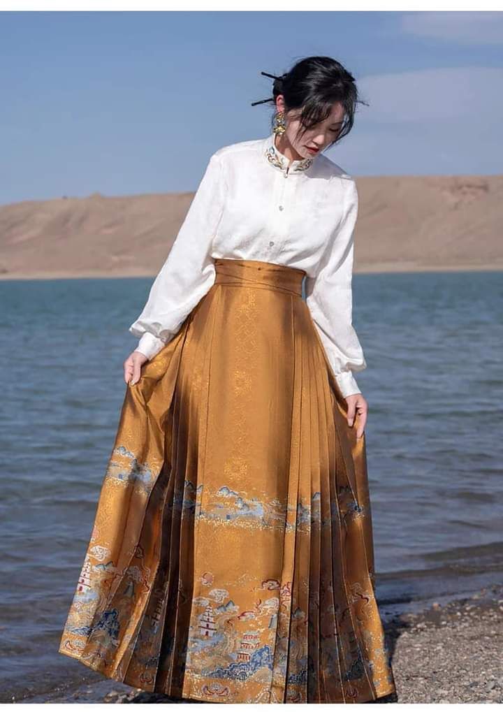New Chinese Style:The Revival of the Horseface Skirt for Spring and Summer New Chinese Style:The Revival of the Horseface Skirt for Spring and Summer