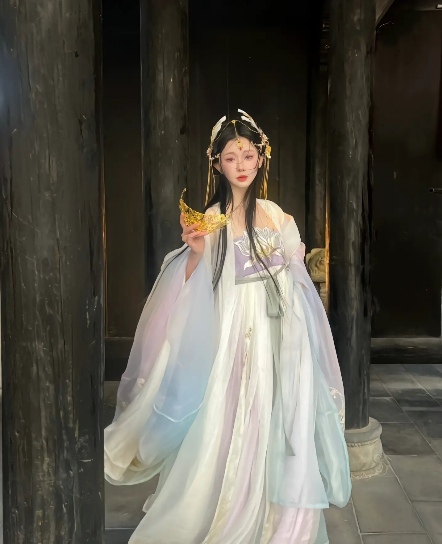 Vintage Elegance:Chinese Fashion Tang-Style Womens Wear in Modern Times