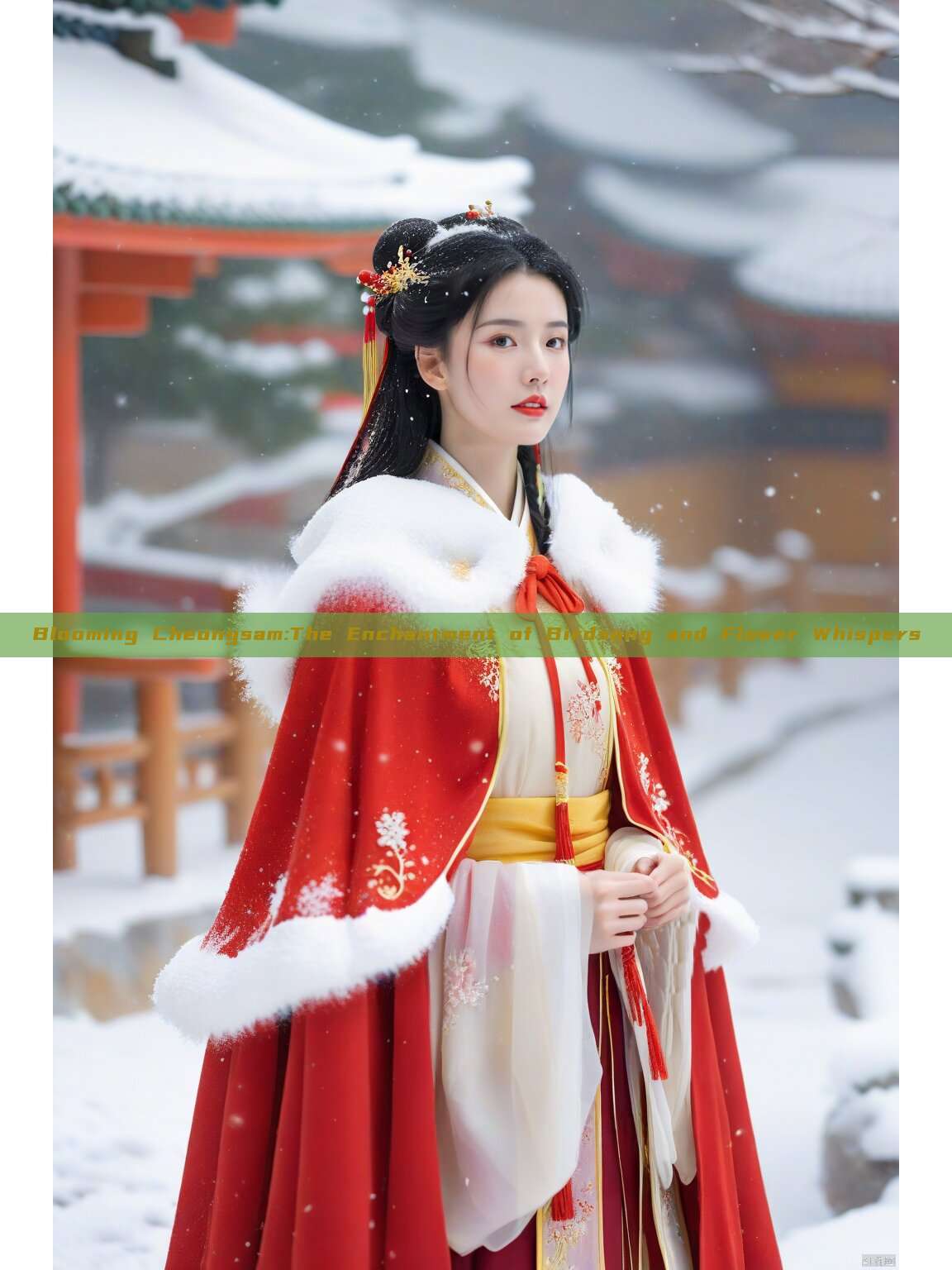 Blooming Cheongsam:The Enchantment of Birdsong and Flower Whispers Blooming Cheongsam:The Enchantment of Birdsong and Flower Whispers