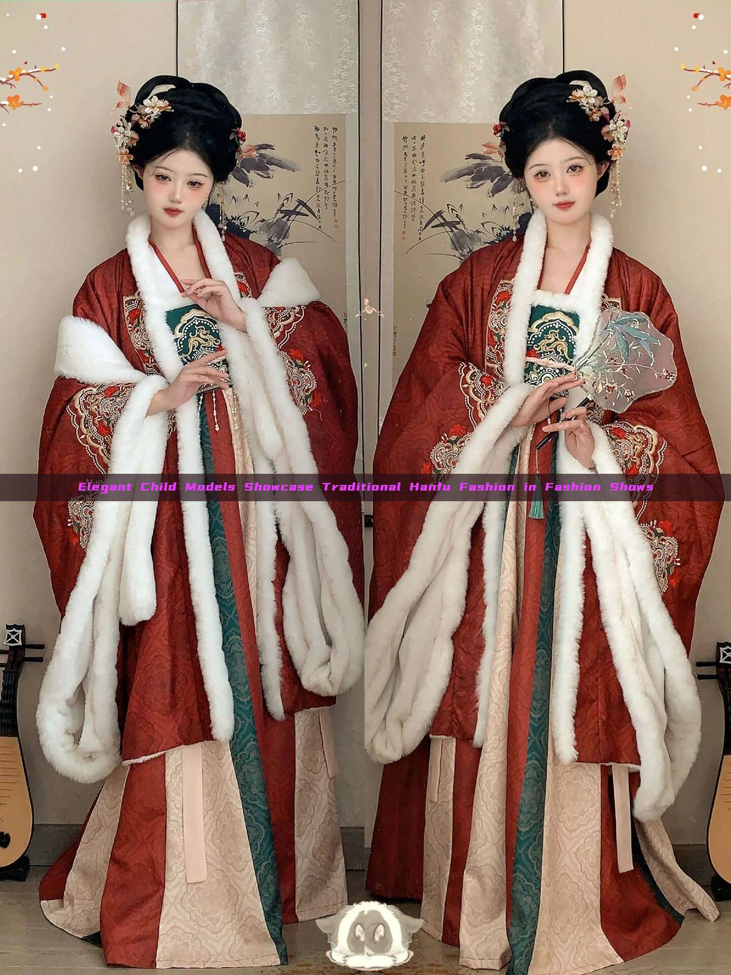 Elegant Child Models Showcase Traditional Hanfu Fashion in Fashion Shows Elegant Child Models Showcase Traditional Hanfu Fashion in Fashion Shows