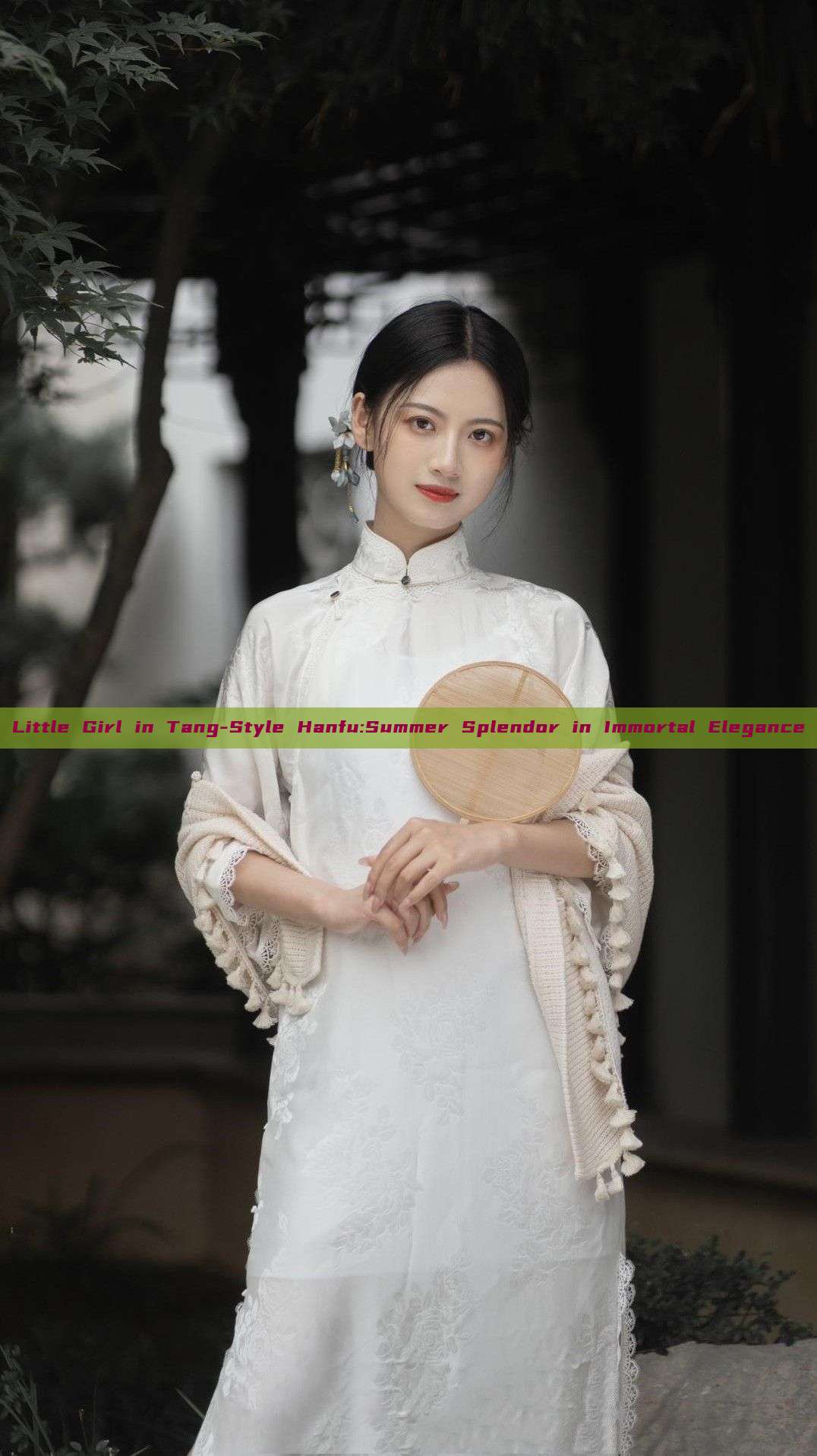Little Girl in Tang-Style Hanfu:Summer Splendor in Immortal Elegance Little Girl in Tang-Style Hanfu:Summer Splendor in Immortal Elegance